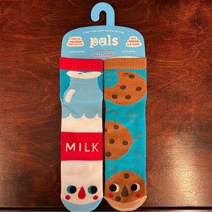 ✨SALE✨ Brand new kids socks — size 4-8 — Milk & Cookies